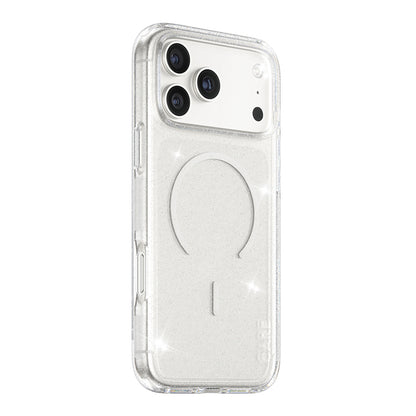 Pouzdro MagSafe pro Apple iPhone 17 Pro Max, PanzerGlass, Care Urban Explorer Star Lit, Průhledná Bílá