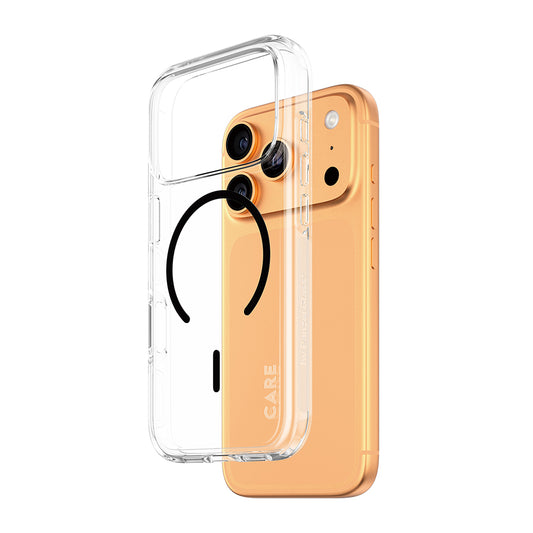 Pouzdro MagSafe pro Apple iPhone 17 Pro Max, PanzerGlass, Care Urban Explorer, Černá Transparentní
