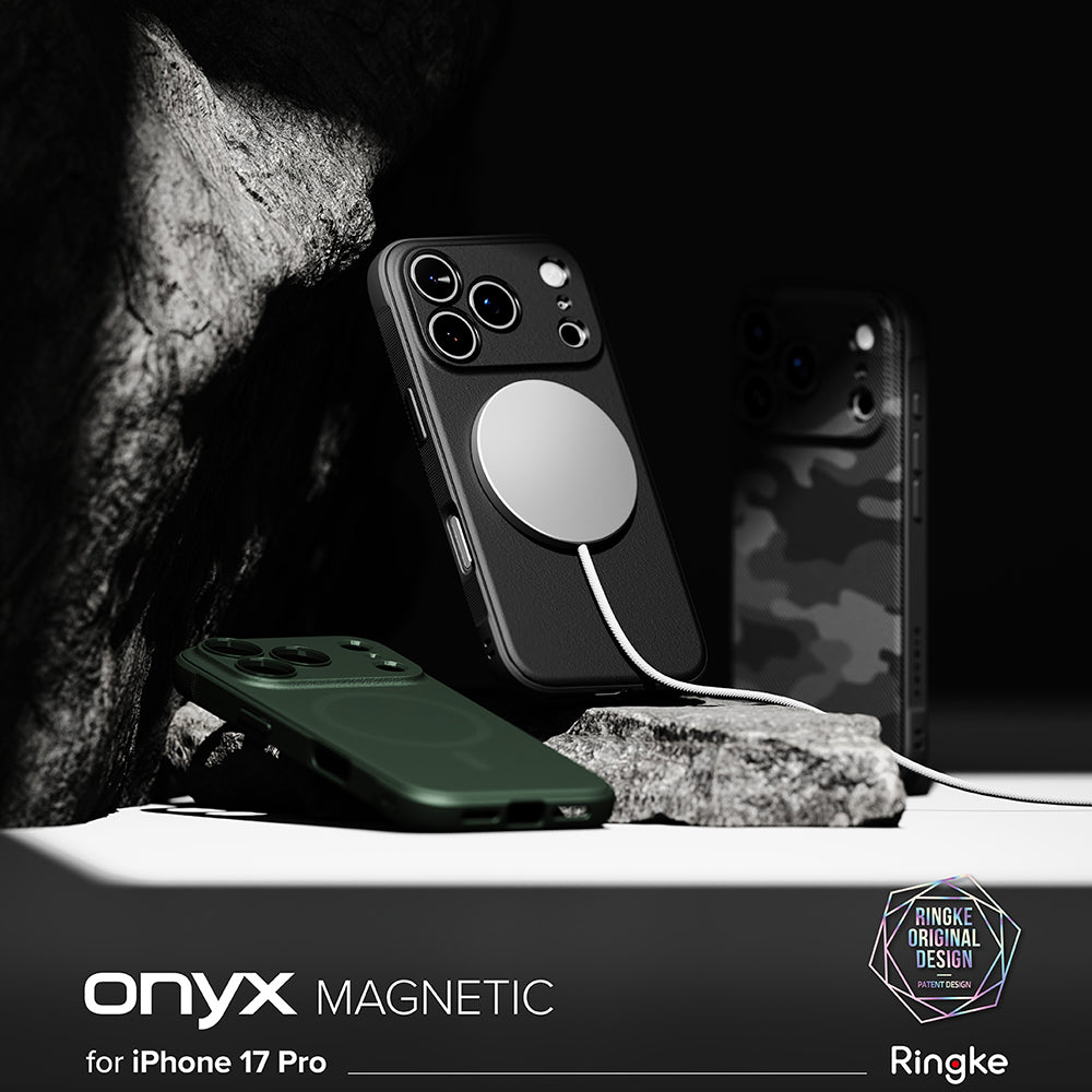Pouzdro MagSafe pro Apple iPhone 17 Pro Max, Ringke, Onyx, Černá