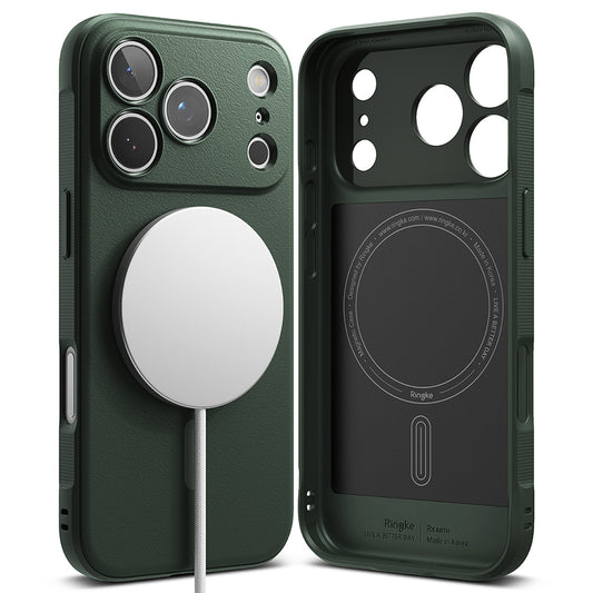 Pouzdro MagSafe pro Apple iPhone 17 Pro Max, Ringke, Onyx, Tmavě zelená