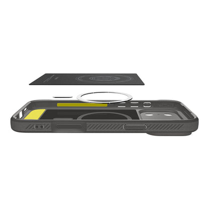 Pouzdro MagSafe pro Apple iPhone 17 Pro Max, Spigen, Rugged Armor, Šedé