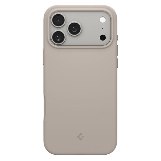 Pouzdro MagSafe pro Apple iPhone 17 Pro Max, Spigen, Silicone Fit, Krémové
