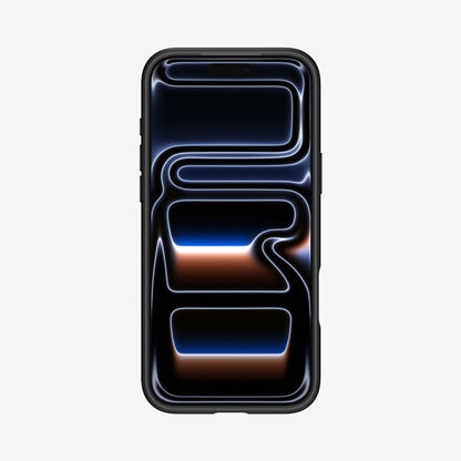 Pouzdro MagSafe pro Apple iPhone 17 Pro Max, Spigen, Ultra Hybrid, Černě oranžové saténové