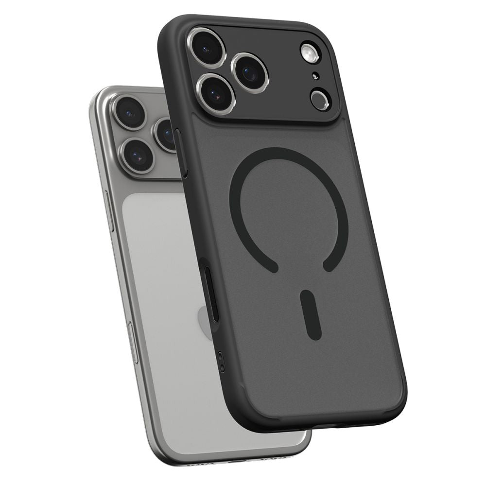 Pouzdro MagSafe pro Apple iPhone 17 Pro Max, Spigen, Ultra Hybrid, Saténově černé
