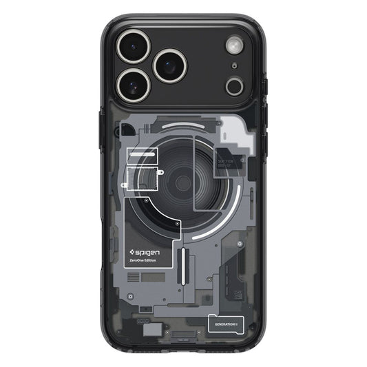 Pouzdro MagSafe pro Apple iPhone 17 Pro Max, Spigen, Ultra Hybrid Zero One, Černá