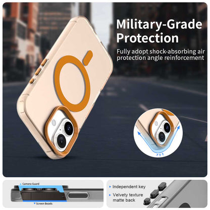 Pouzdro MagSafe pro Apple iPhone 17 Pro Max, Techsuit, CandyCase, Oranžové