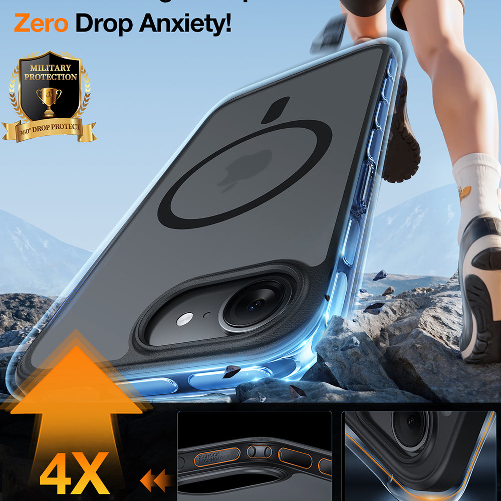 Pouzdro MagSafe pro Apple iPhone 17 Pro Max, Torras, Guardian, Oranžové