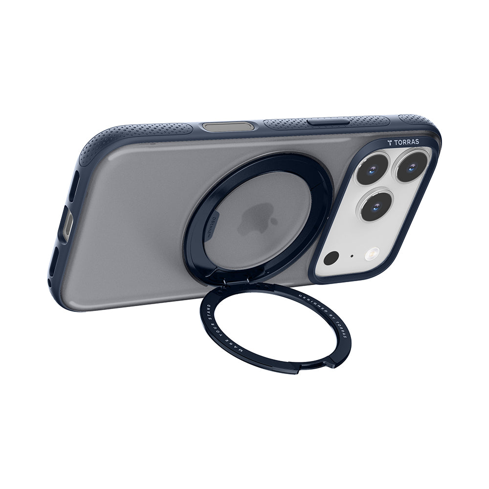 Pouzdro MagSafe pro Apple iPhone 17 Pro Max, Torras, Ostand R Fitness, Modrá