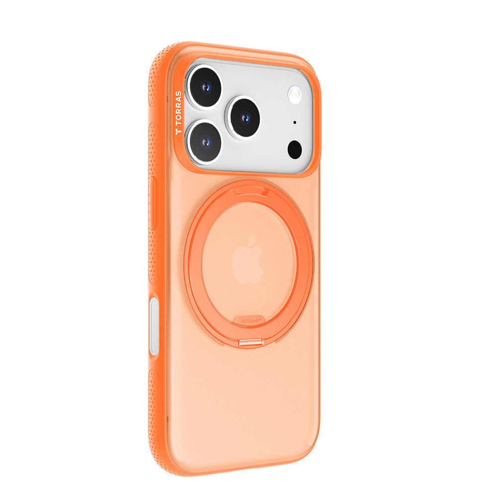Pouzdro MagSafe pro Apple iPhone 17 Pro Max, Torras, Ostand R Fitness, Oranžová