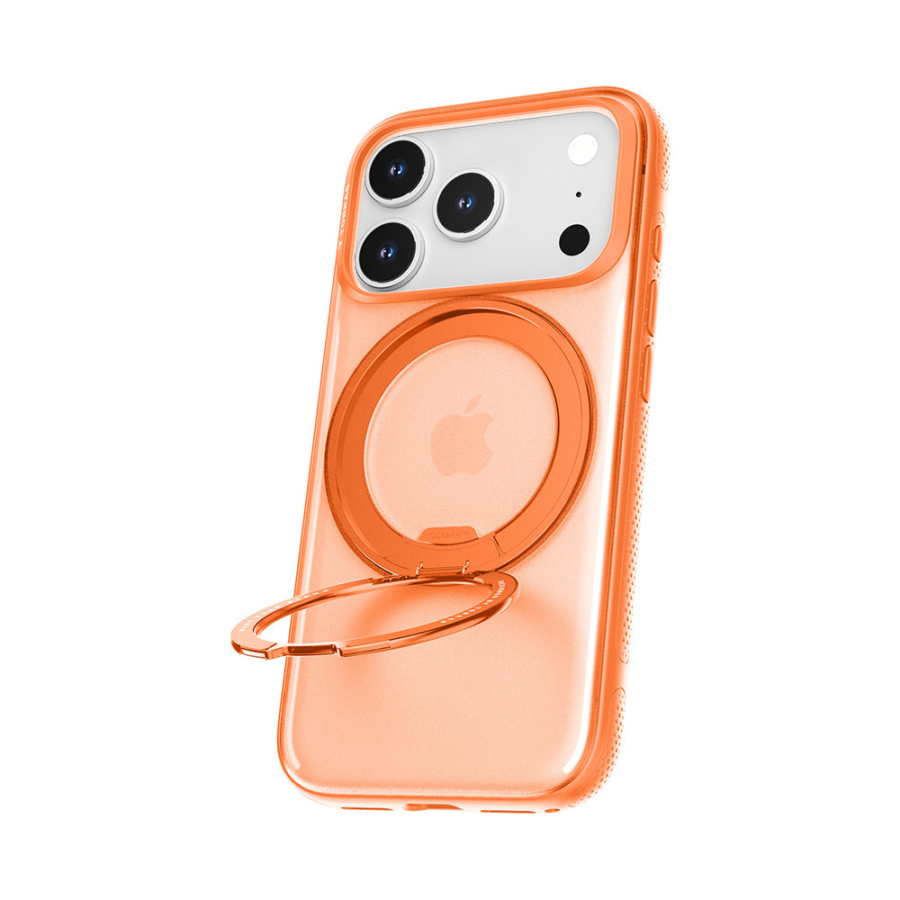 Pouzdro MagSafe pro Apple iPhone 17 Pro Max, Torras, Ostand R Fitness, Oranžová