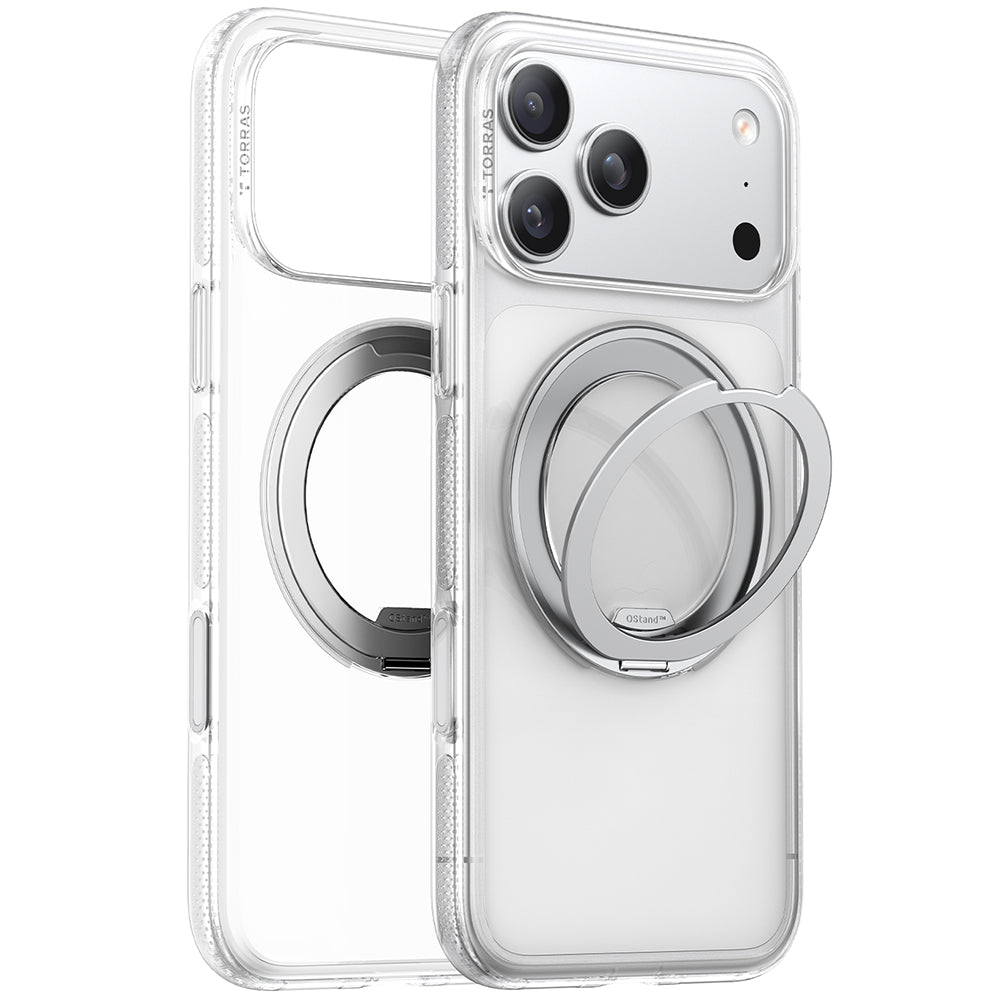 Pouzdro MagSafe pro Apple iPhone 17 Pro Max, Torras, Ostand R Fitness, Průhledné