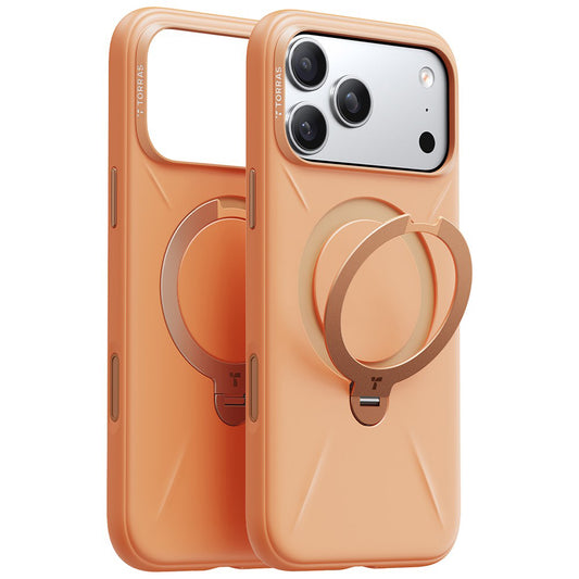 Pouzdro MagSafe pro Apple iPhone 17 Pro Max, Torras, QPRO Silicone, Oranžové