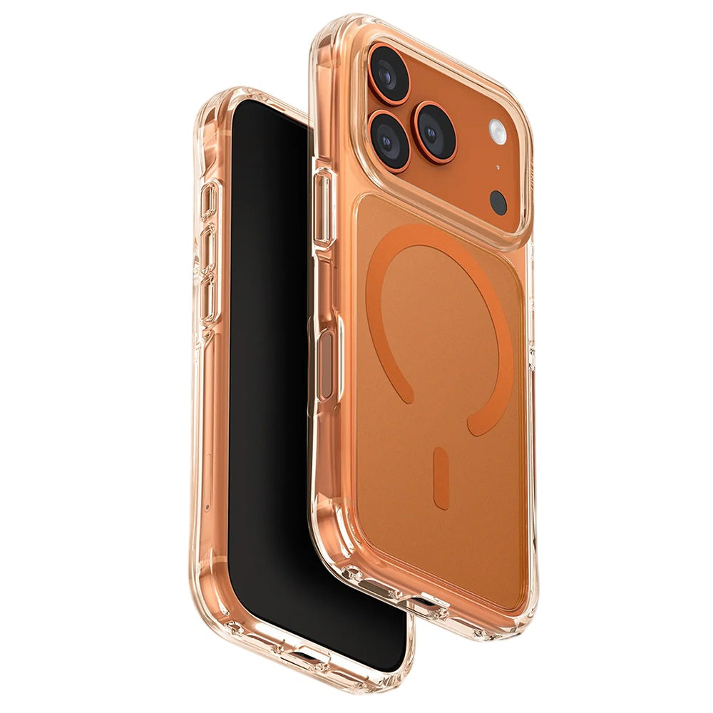Pouzdro MagSafe pro Apple iPhone 17 Pro Max, UNIQ, LifePro Xtreme MagClick, Oranžové