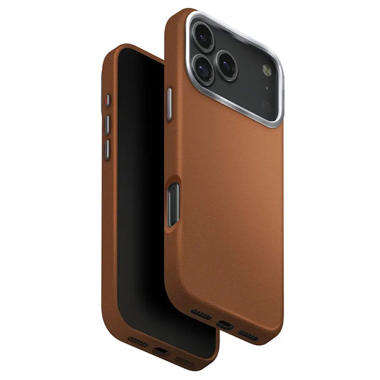 MagSafe Case for Apple iPhone 17 Pro Max, UNIQ, Lyden Leatherette, Brown