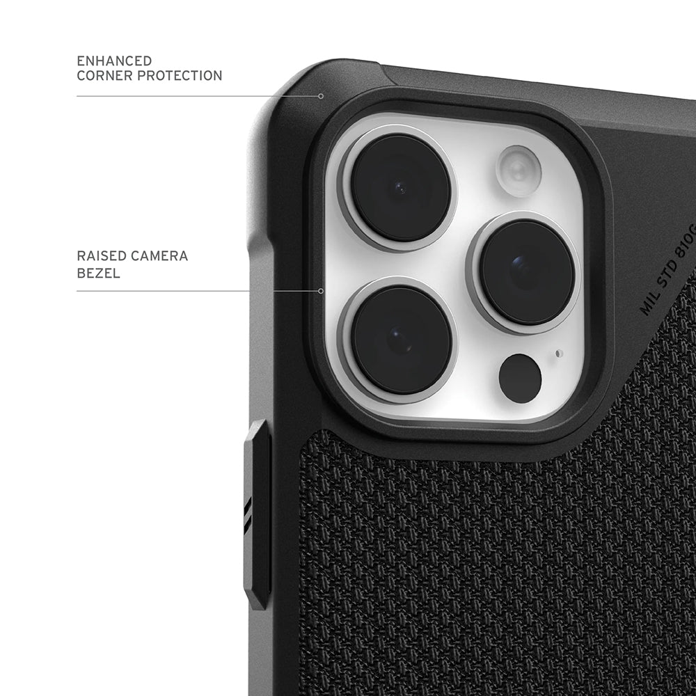 Pouzdro MagSafe pro Apple iPhone 17 Pro Max, Urban Armor Gear, Metropolis LT Kevlar, Černá
