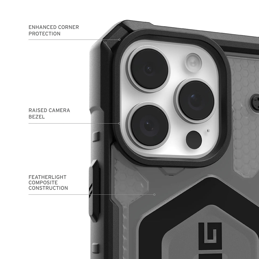 Pouzdro MagSafe pro Apple iPhone 17 Pro Max, Urban Armor Gear, Pathfinder Clear, Šedá