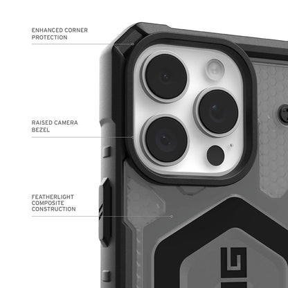 Pouzdro MagSafe pro Apple iPhone 17 Pro Max, Urban Armor Gear, Pathfinder Clear, Šedá