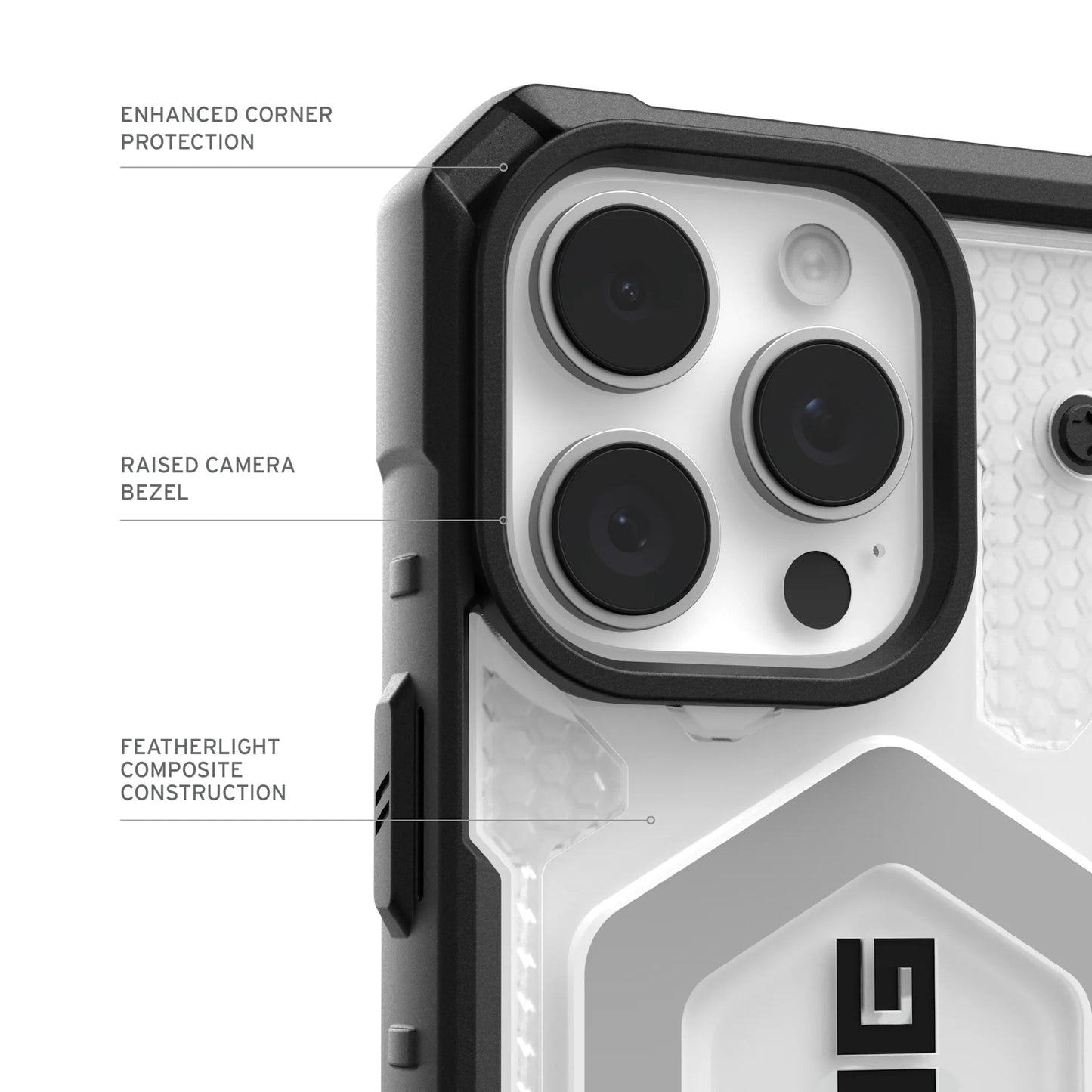 Pouzdro MagSafe pro Apple iPhone 17 Pro Max, Urban Armor Gear, Pathfinder Clear, Průhledné