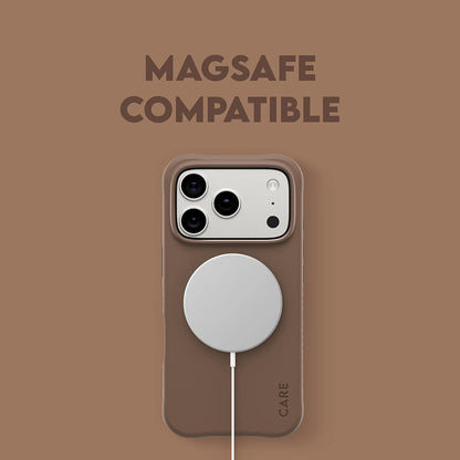 Pouzdro MagSafe pro Apple iPhone 17 Pro, PanzerGlass, Care Fashionable, Hnědá