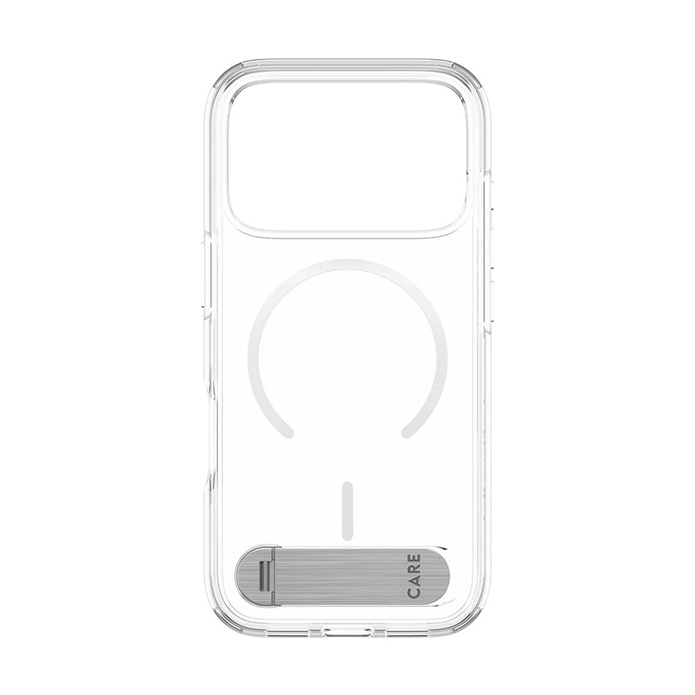 Pouzdro MagSafe pro Apple iPhone 17 Pro, PanzerGlass, s funkcí stojánku, průhledné