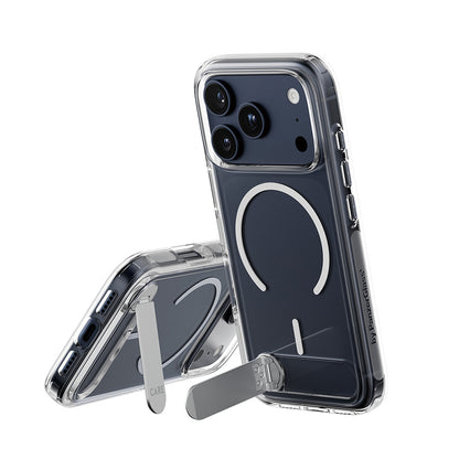 Pouzdro MagSafe pro Apple iPhone 17 Pro, PanzerGlass, s funkcí stojánku, průhledné