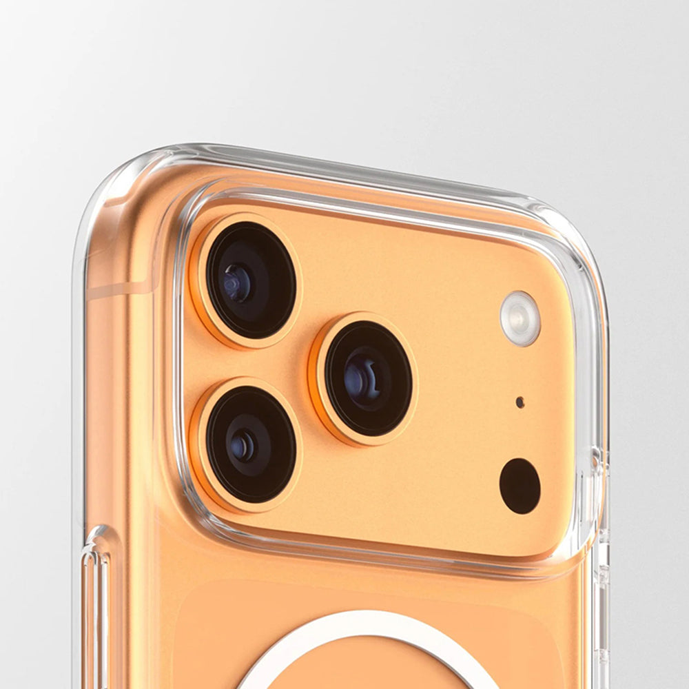 Pouzdro MagSafe pro Apple iPhone 17 Pro, PanzerGlass, s funkcí stojánku, průhledné