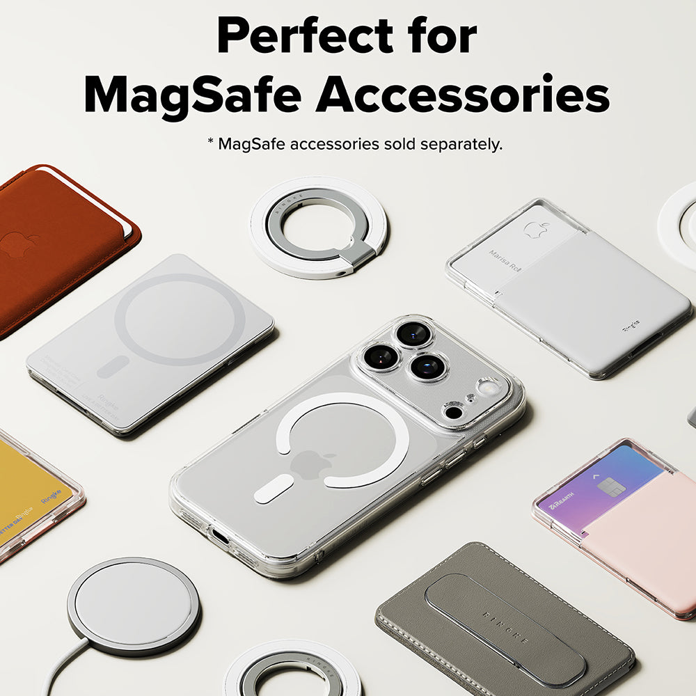 Pouzdro MagSafe pro Apple iPhone 17 Pro, Ringke, Fusion, Průhledné