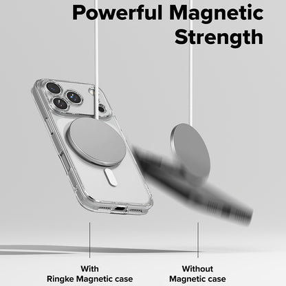 Pouzdro MagSafe pro Apple iPhone 17 Pro, Ringke, Fusion, Průhledné