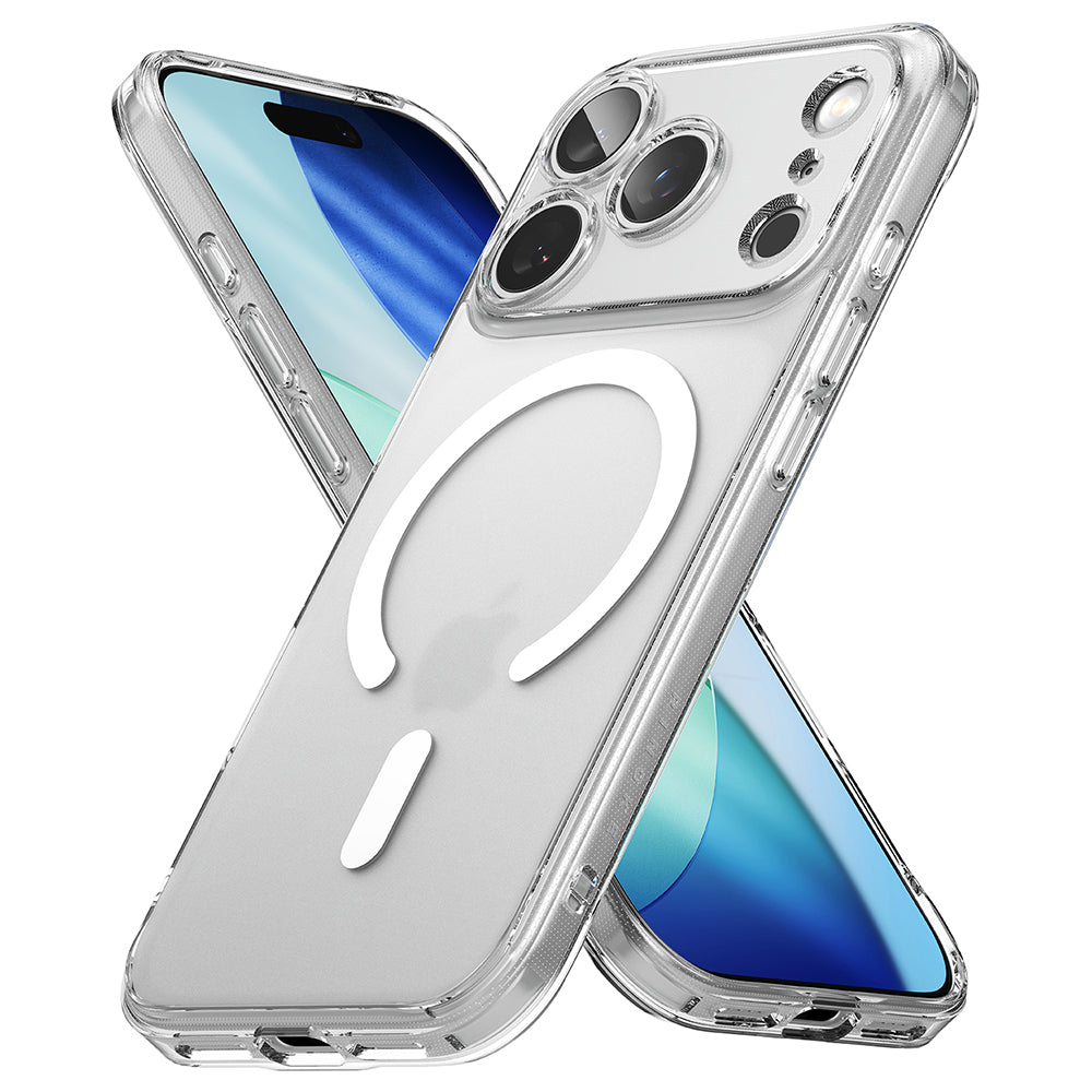 Pouzdro MagSafe pro Apple iPhone 17 Pro, Ringke, Fusion, Matně průhledné