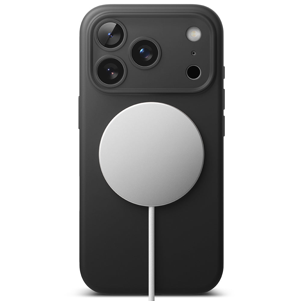 Pouzdro MagSafe pro Apple iPhone 17 Pro, Ringke, Silikonové, Černé