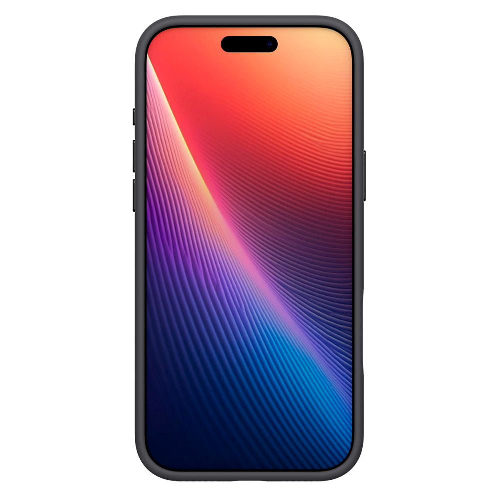 Pouzdro MagSafe pro Apple iPhone 17 Pro, Spigen, Silicone Fit, Černá