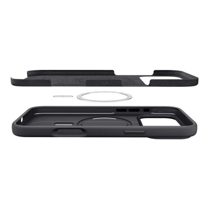 Pouzdro MagSafe pro Apple iPhone 17 Pro, Spigen, Silicone Fit, Černá