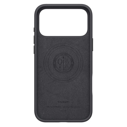 Pouzdro MagSafe pro Apple iPhone 17 Pro, Spigen, Silicone Fit, Černá