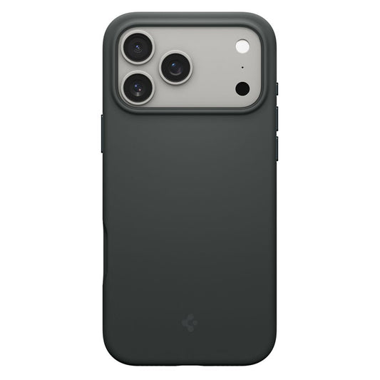 Pouzdro MagSafe pro Apple iPhone 17 Pro, Spigen, Silicone Fit, Zelená