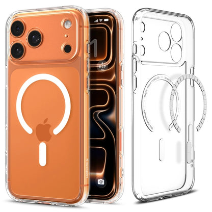 Pouzdro MagSafe pro Apple iPhone 17 Pro, Spigen, Ultra Hybrid, Bílá