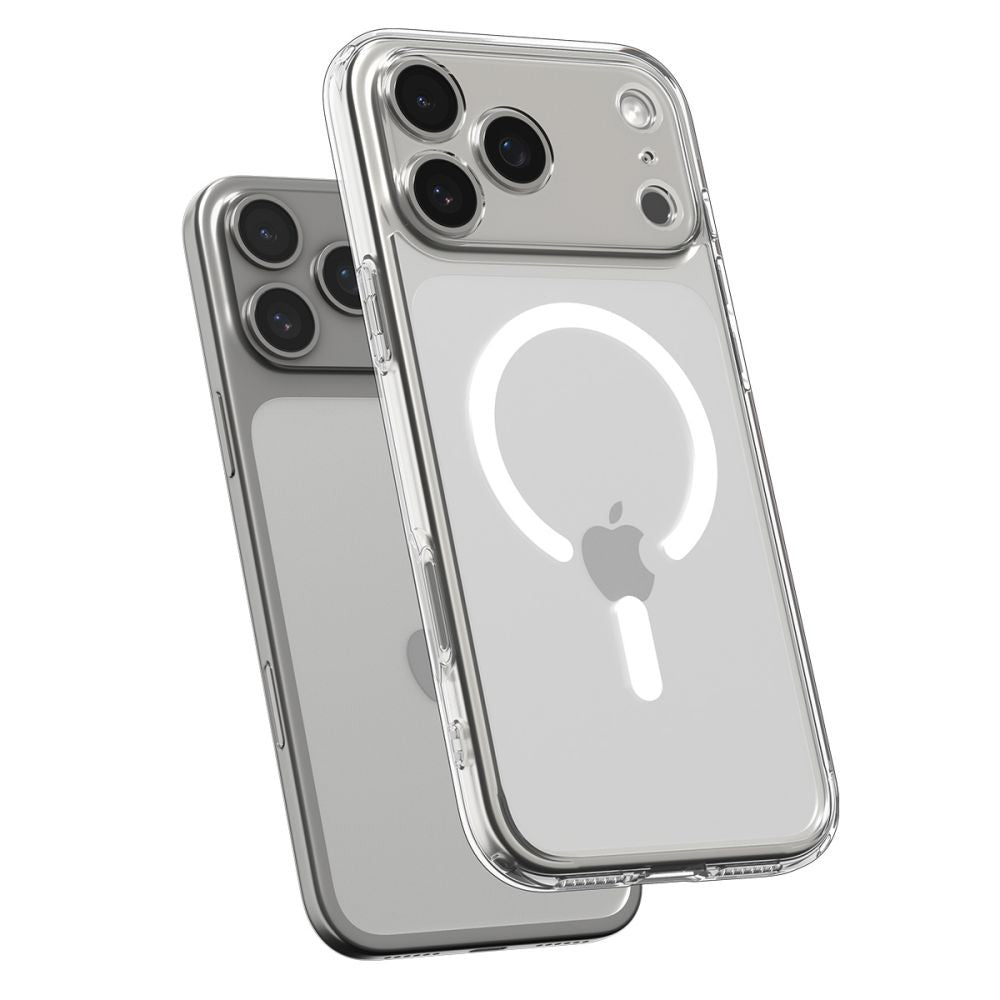 Pouzdro MagSafe pro Apple iPhone 17 Pro, Spigen, Ultra Hybrid, Bílá