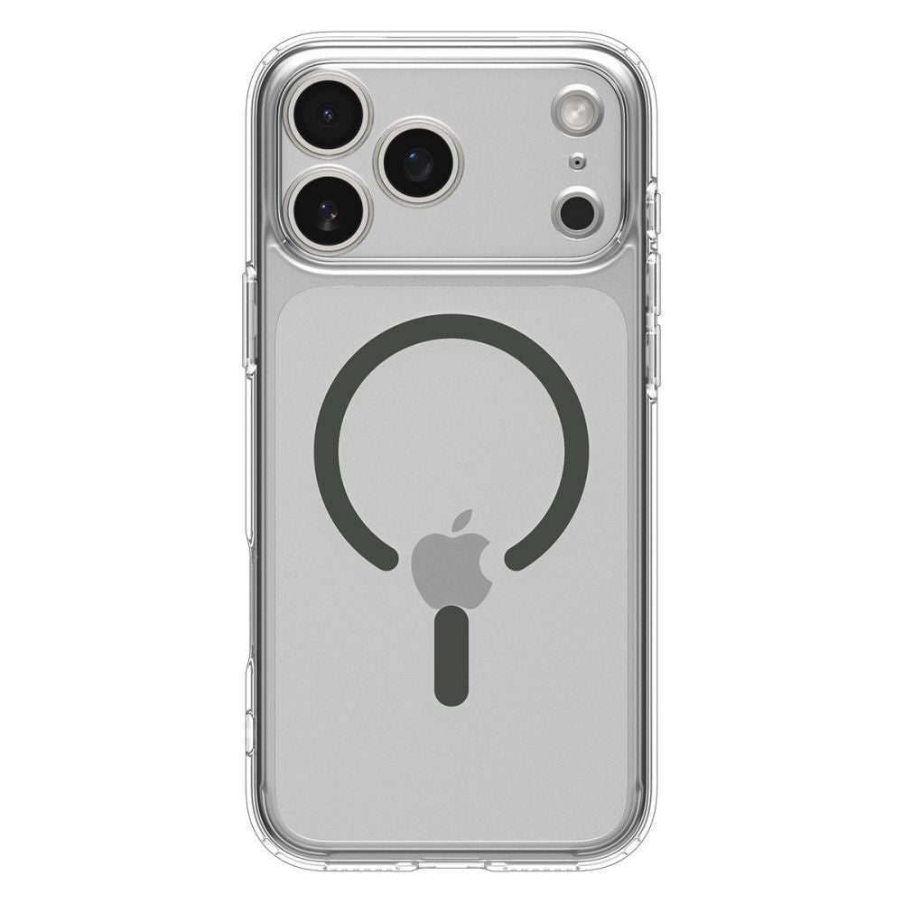 Pouzdro MagSafe pro Apple iPhone 17 Pro, Spigen, Ultra Hybrid, Šedé