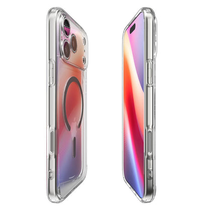 Pouzdro MagSafe pro Apple iPhone 17 Pro, Spigen, Ultra Hybrid, Šedé