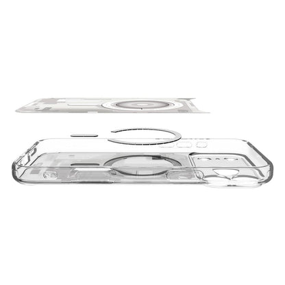 Pouzdro MagSafe pro Apple iPhone 17 Pro, Spigen, Ultra Hybrid Zero One, Bílá