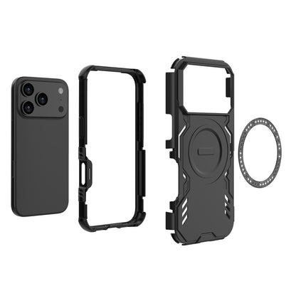 Pouzdro MagSafe pro Apple iPhone 17 Pro, Techsuit, ArmorMag, Modrá
