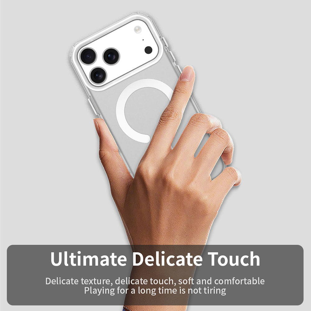 Pouzdro MagSafe pro Apple iPhone 17 Pro, Techsuit, CandyCase, Bílá
