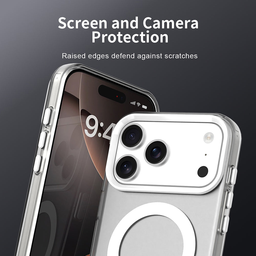 Pouzdro MagSafe pro Apple iPhone 17 Pro, Techsuit, CandyCase, Bílá