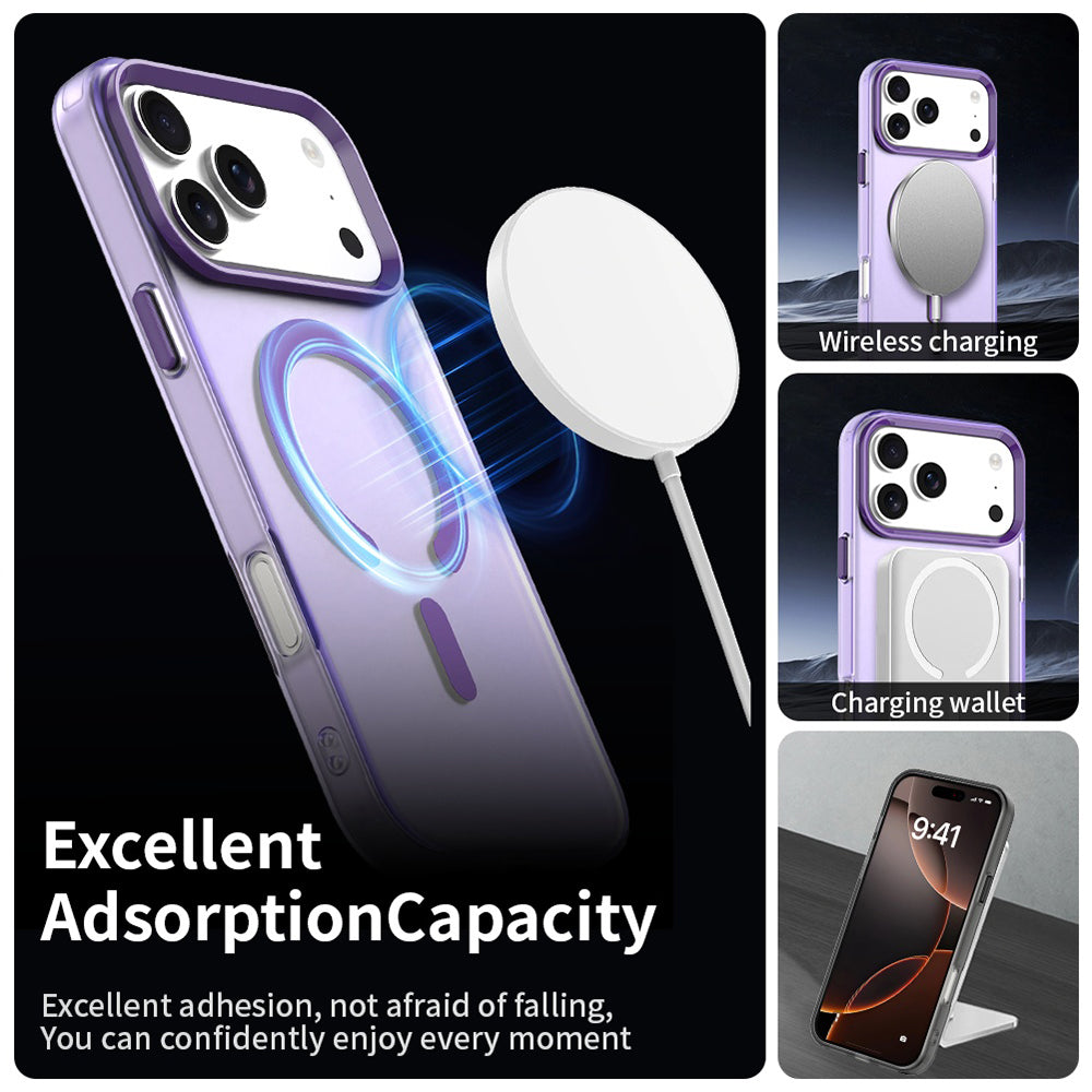 Pouzdro MagSafe pro Apple iPhone 17 Pro, Techsuit, CandyCase, Fialové