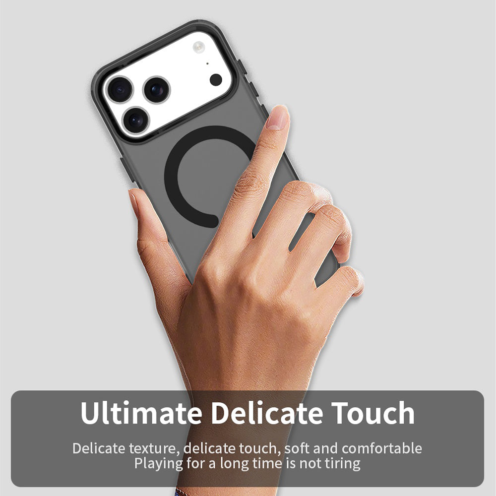 Pouzdro MagSafe pro Apple iPhone 17 Pro, Techsuit, CandyCase, Černá