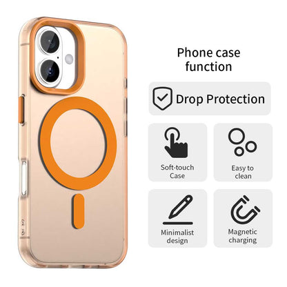 MagSafe Case for Apple iPhone 17 Pro, Techsuit, CandyCase, Orange