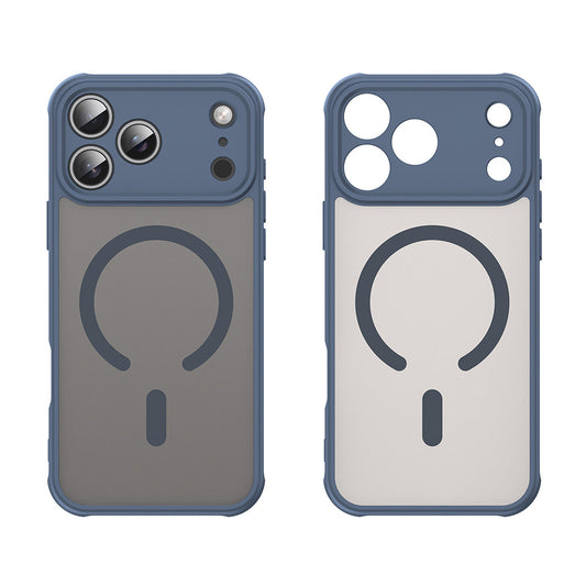 Pouzdro MagSafe pro Apple iPhone 17 Pro, Techsuit, HaloFrost II, Námořnická modř