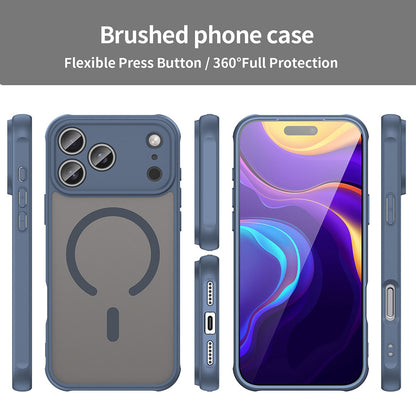 Pouzdro MagSafe pro Apple iPhone 17 Pro, Techsuit, HaloFrost II, Námořnická modř