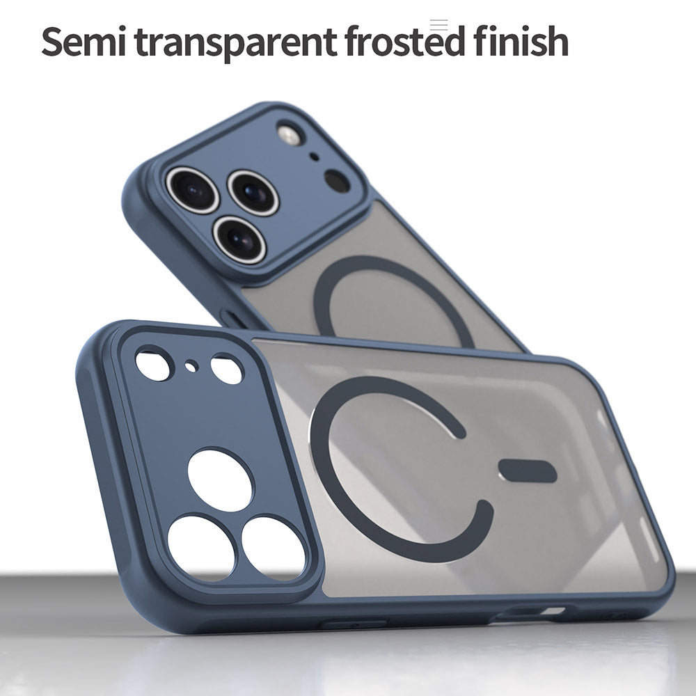 Pouzdro MagSafe pro Apple iPhone 17 Pro, Techsuit, HaloFrost II, Námořnická modř