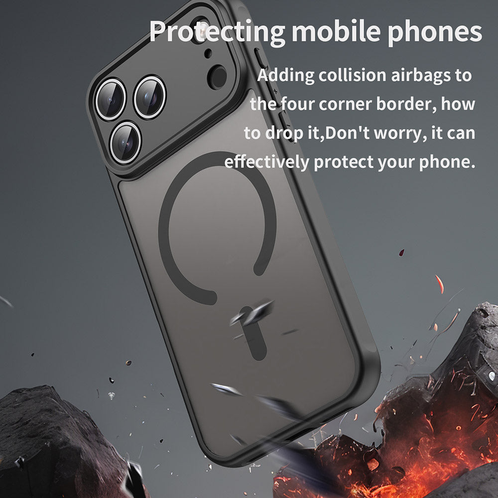 Pouzdro MagSafe pro Apple iPhone 17 Pro, Techsuit, HaloFrost II, Černá