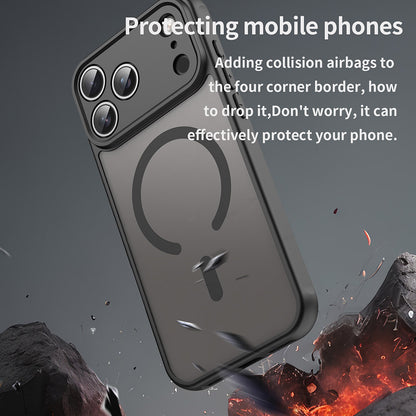 Pouzdro MagSafe pro Apple iPhone 17 Pro, Techsuit, HaloFrost II, Černá